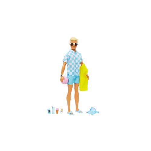 Barbie és Ken Strandolós Játékszett - Ken baba strand kiegészítőkkel