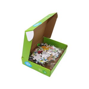 Puzzle pentru copii Animal World, 100 de piese, în cutie deschisă - Puzzle 3D & Puzzle cu burete