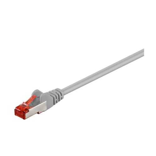 Goobay S/FTP Cat6 Patch Kábel, 0.15m, Szürke - Goobay
