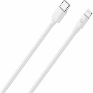 RealPower USB-C la Lightning Cablu de încărcare/date 2m Alb MFI 3A 132844325 - Cabluri Lightning