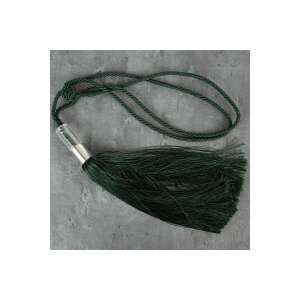 Luiza sötét türkiz bojtos függönyelkötő - Függönyelkötő