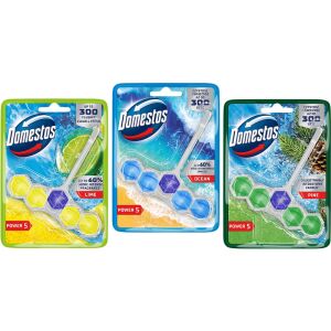 DOMESTOS Power 5 Lime toalettkocka 1 x 50 g 132849295 - Tisztítószer
