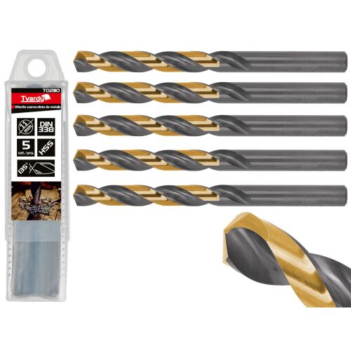 Set burghie pentru metal HSS, 11 mm, 5 elemente, Tvardy T02110 132852435