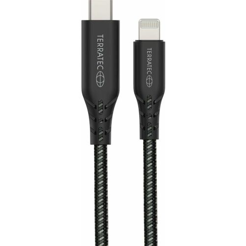 TerraTec USB-C Cablu USB - Lightning 2 m Negru (106954) 132857497