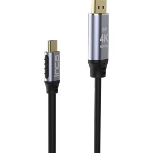 Kabel USB Cian Technology USB-C - DisplayPort 2 m Czarny (ITCD-02TX) 132858764 - DisplayPort