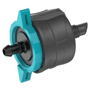 System Micro-Drip Regulowany kroplownik 1-8 l/h (czarny/turkusowy, 5 sztuk, model 2023) 132865843 - Nawadnianie