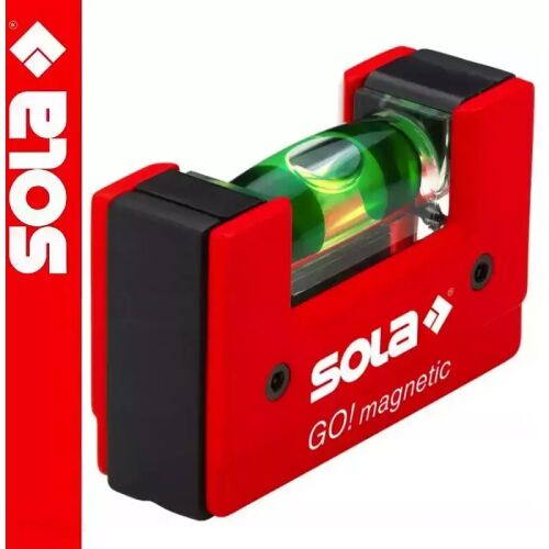 SOLA - GO! magnetic - kompakt vízmértékek 6,8cm (01621101)