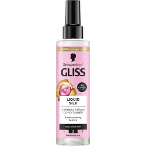 Schwarzkopf Gliss Kur Liquid Silk Gloss Ekspresowa Odżywka spray TOP 200 ml 132869820 - Odżywka do włosów