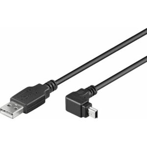 Kabel USB Techly USB-A - miniUSB 1.8 m Czarny (ICOC-MUSB-AA-018ANG) 132885165 - Kabel USB
