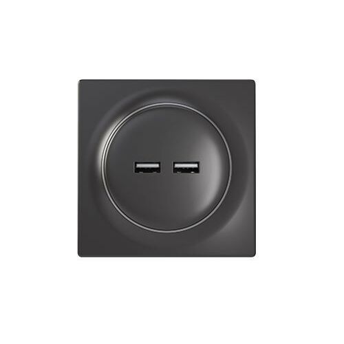 Fibaro FGWU-021-8 zásuvka 2x USB čierna 132885696