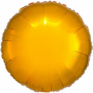 Metallischer Folienballon Gold rund 43cm 9914074 132911342 - Luftballons