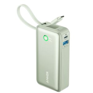 Anker 545 Nano Power Bank 10000mAh с вграден USB-C конектор и дисплей - Външна батерия и Powerbank