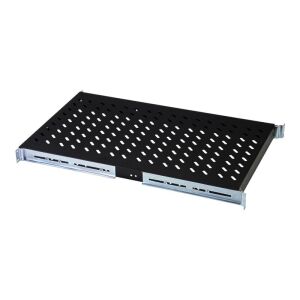 DIGITUS Fixed shelf 19inch Server Cabinet 720mm uo to 100KG vented black 132913342 - Akcesoria do szafy Rack