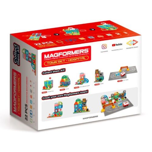 Építőkészlet, Magformers, 22 db, 3 év+ 132914705