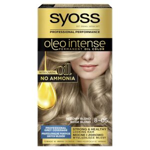 Syoss Oleo Intense 8-05 Beige Blond Haarfarbe - Ohne Ammoniak - Syoss