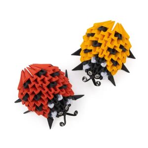 ALEX Origami 3D Set buburuză: buburuze de hârtie roșii și galbene finite - Jocuri si jucarii creative