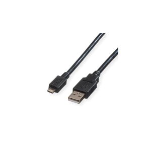 Roline USB 2.0 A - Micro-B kábel, 3m - Kábel