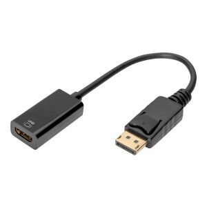 Adapter AV Digitus DisplayPort - HDMI czarny (DB-340415-002-S) 132923243 - Konwerter HDMI
