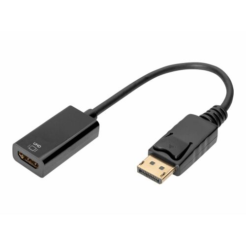Adapter AV Digitus DisplayPort - HDMI czarny (DB-340415-002-S)