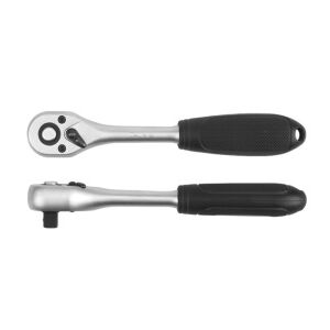 GRZECHOTKA 1/4" grzechotka z plastikową rączką, prosta konstrukcja - Klucz do wtyczek