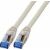 EFB Cat6A S/FTP Superflex Patch kábel, 1.5m, Szürke