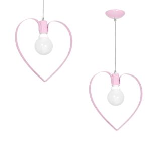 Lampa wisząca AMORE PINK 1xE27 132930834 - Lampa dla dzieci