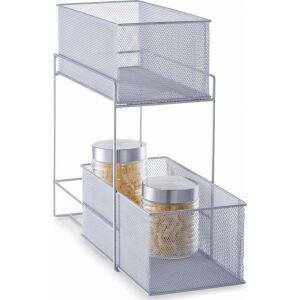 Zeller Élelmiszer konyhai kosár, 2 szint, ZELLER