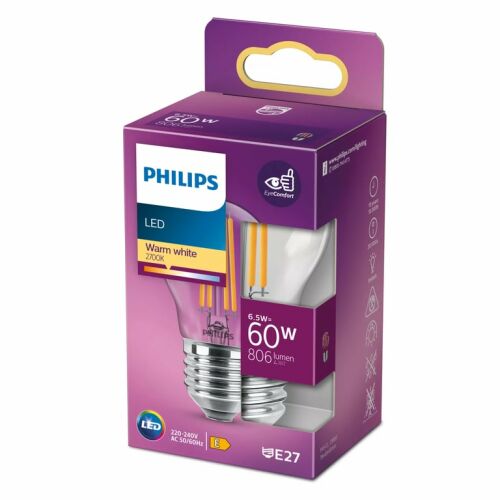 LED KLASSZIKUS 60W E27 WW P45 CL ND RFSRT4 181477222 - Otthon és kert