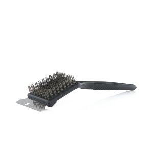 Perie de sârmă cu racletă 2in1 — pentru curăţarea grătarului (90) 132933110 - Detergent pentru cuptor și grătar