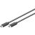 Goobay USB-C към USB-C кабел на бял фон