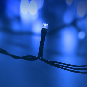 Közelkép a Modee 100 LED hideg fehér karácsonyi fényről - Nonbrand Fényfüzér