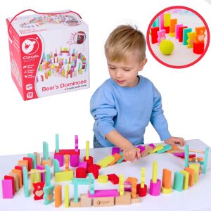 Klassische Welt 9001819 Mackó dominó, 109 db-os - Classic World