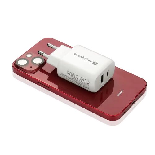 EverActive SC-370Q AC-Ladegerät mit USB-Anschluss QC3.0 und USB-C PD PPS 25W 132943146