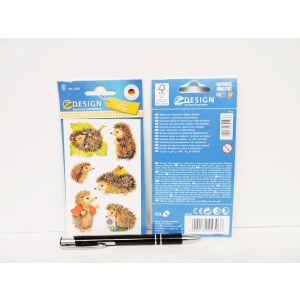 Papír matricák - sündisznók