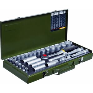 PROXXON 29 darabos 1/2" Dugókulcs készlet (8-34mm) acél tokban - Dugókulcs