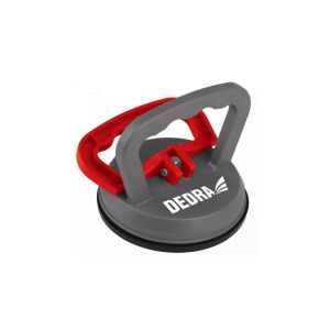 Egyablakos tapadókorong 118 mm, max 30 kg, Dedra, szürke/piros