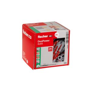 Darabos tágulási csavar Fischer DuoPower 8 x 65 LD 50