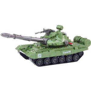 Panzer katonai jármű DIY szétszerelő készlet - Zöld játék harckocsi - Lean Toys