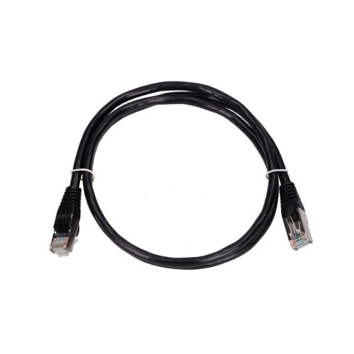 EXTRALINK LAN patchcord CAT.5E FTP 1m kabel ekranowany czysta miedź czarny 132959016