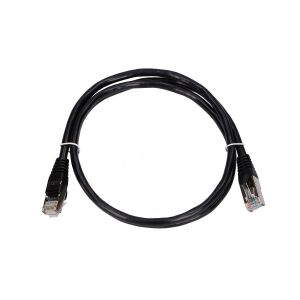 EXTRALINK LAN Patchkabel CAT.5E FTP 1m geschirmtes Kabel reines Kupfer schwarz 132959016 - Extralink
