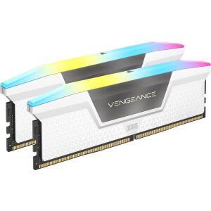 Corsair Vengeance RGB DDR5 32GB (2x16GB) 5600MHz CL40 Fehér Memória Kit - Corsair