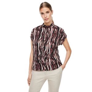 s.Oliver Barna-Fekete Mintás Női Blúz - Rövid Ujjú - 34 130489941 - S.Oliver