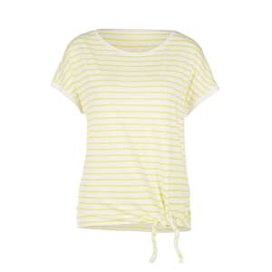 s. Oliver fehér-sárga csíkos női póló – 36 42060415 Női póló - Csíkos