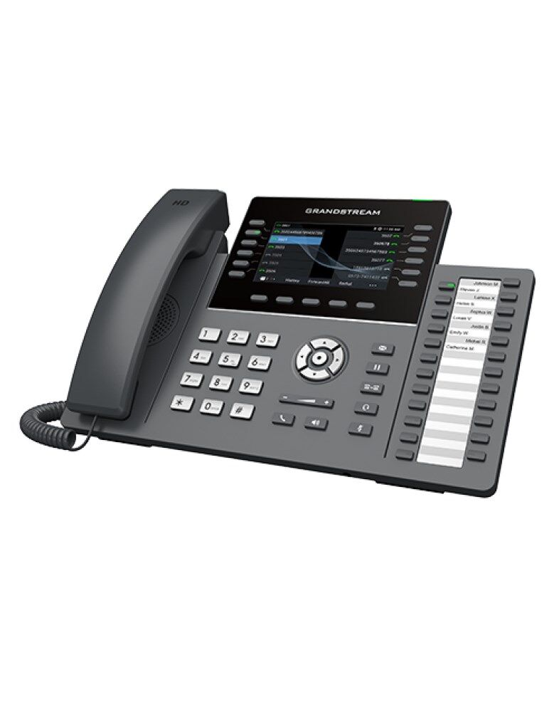 Grandstream Networks GRP2636 telefon VoIP Czarny 12 linii LCD Wi-Fi