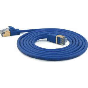 Wantec Wantec Patchcable SSTP CAT7 Ste. Cat6a d = 4mm 25,00m kék 132969157 - Kábel