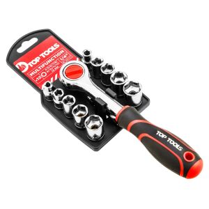 Top Tools 12 darabos dugókulcs készlet 1/4" racsnival - Top Tools