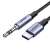 UGREEN USB-C - 3.5 mm-es mini jack kábel, a csatlakozók közeli képe