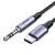 UGREEN USB-C - 3.5 mm-es mini jack kábel, a csatlakozók közeli képe