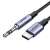 UGREEN USB-C - 3.5 mm-es mini jack kábel, a csatlakozók közeli képe