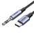 UGREEN USB-C - 3,5 mm-es mini jack AUX kábel, 1 méter, szürke